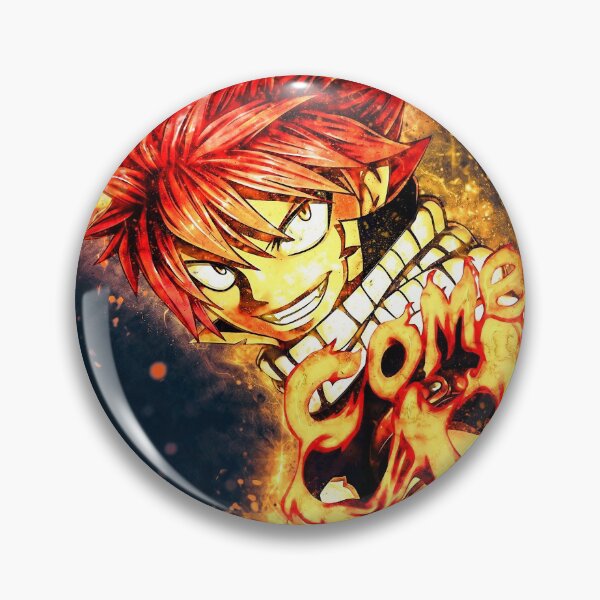 Japan Anime Fairy Tail Natsu Cosplay Badge Lucy Happy Brooch Pins