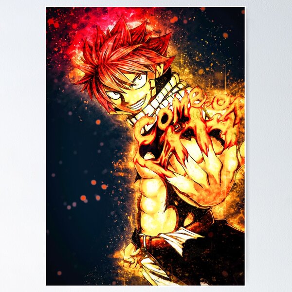 Natsu Dragon Fire posters & prints by Inspireerida Art