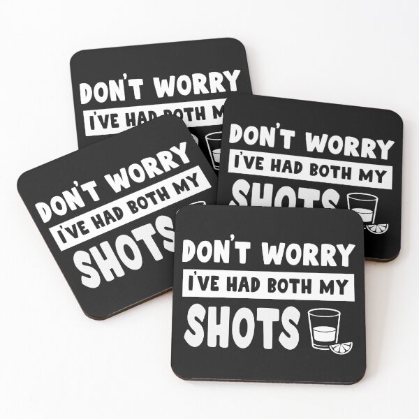 Item preview, Don't worry I've had both my shots Funny Vaccination Tequila T-Shirt designed and sold by HappyBright.