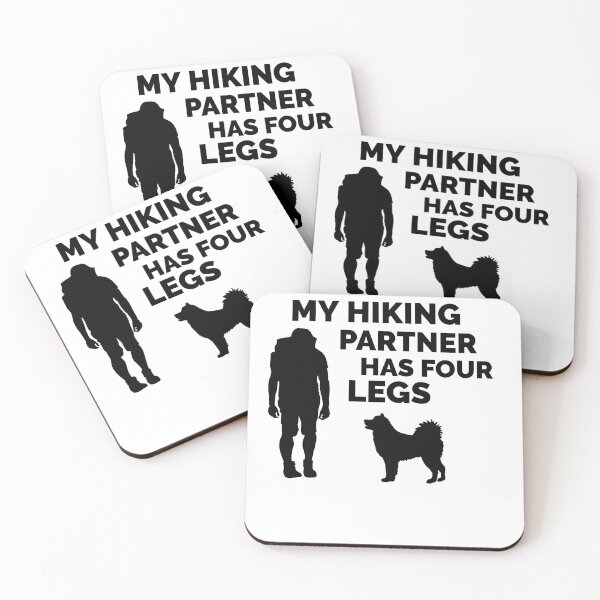 Item preview, My Hiking Partner Has Four Legs Excellent silhouette of a man and his dog  designed and sold by jtancrum61.