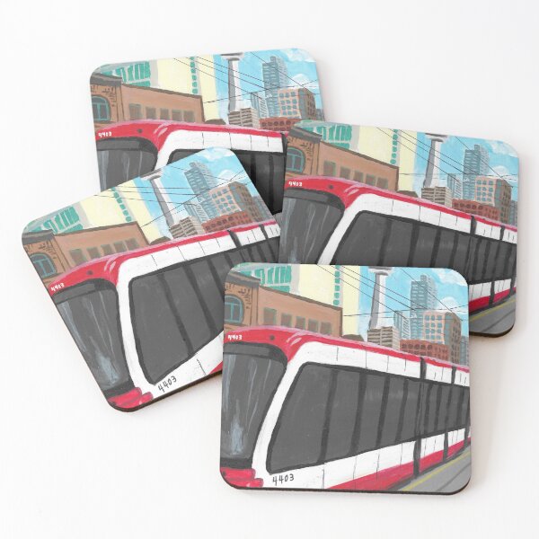 Item preview, Toronto Streetcar Painting By Bridget Koza designed and sold by Bridget Koza.