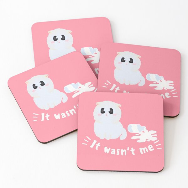 Item preview,  It wasn't me | cute catitude cat lover sticker designed and sold by Canfy Girl.