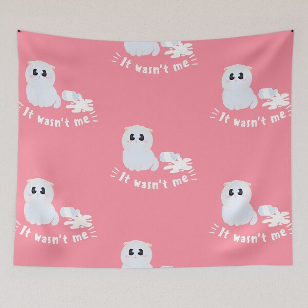 Item preview,  It wasn't me | cute catitude cat lover sticker designed and sold by Canfy Girl.