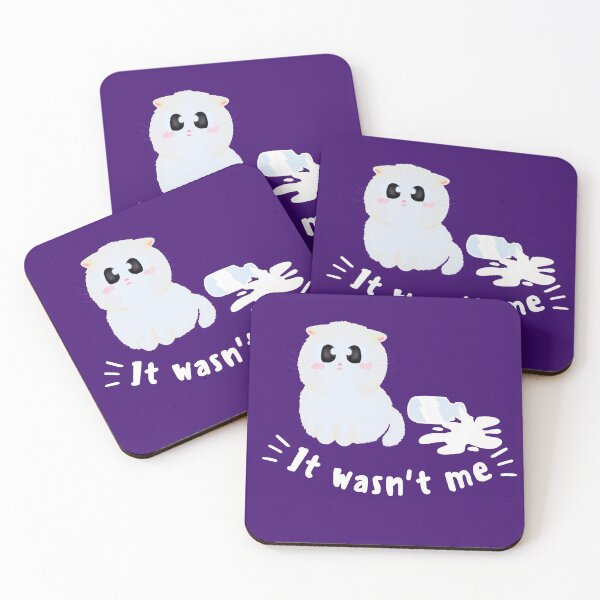 Item preview,  It wasn't me | cute catitude cat lover sticker designed and sold by Canfy Girl.