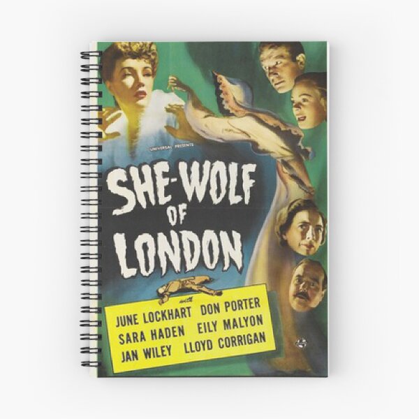 Item preview, She-Wolf of London vintage horror movie poster designed and sold by beachcamper.
