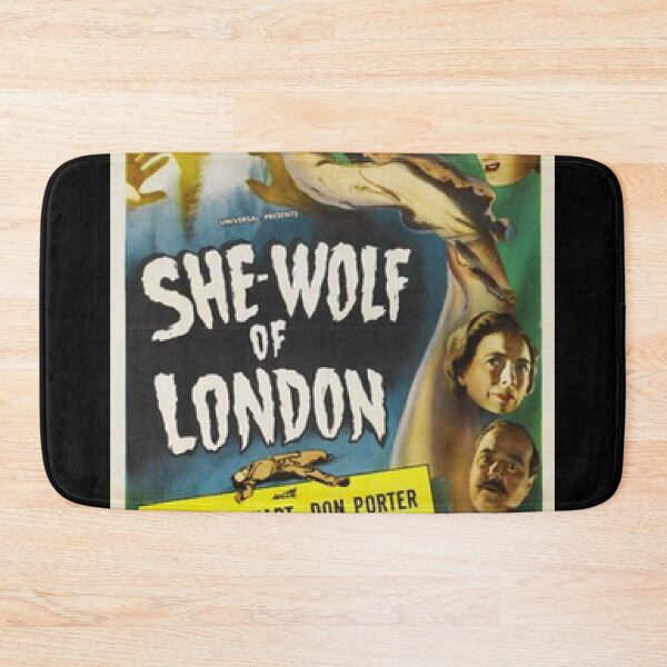 Item preview, She-Wolf of London vintage horror movie poster designed and sold by beachcamper.