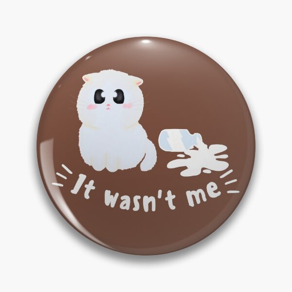 Item preview, It wasn't me | cute catitude cat lover sticker designed and sold by Canfy Girl.