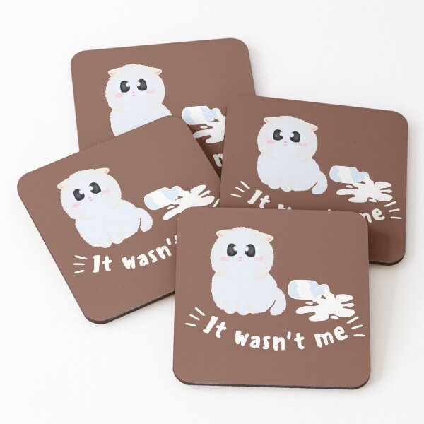 Item preview, It wasn't me | cute catitude cat lover sticker designed and sold by Canfy Girl.
