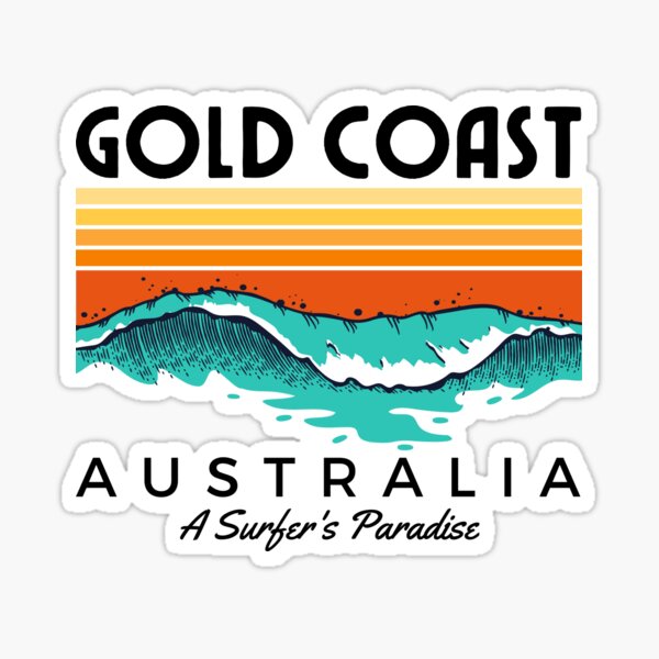 Aperçu de l'œuvre Gold Coast Australie Un paradis pour les surfeurs créée et vendue par cafeteeria.