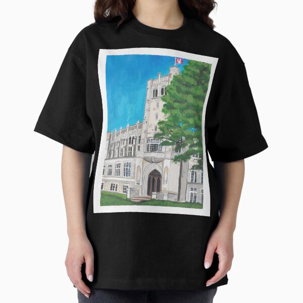 Pintura del University College de la Universidad de Western Ontario por Bridget Koza Camiseta holgada