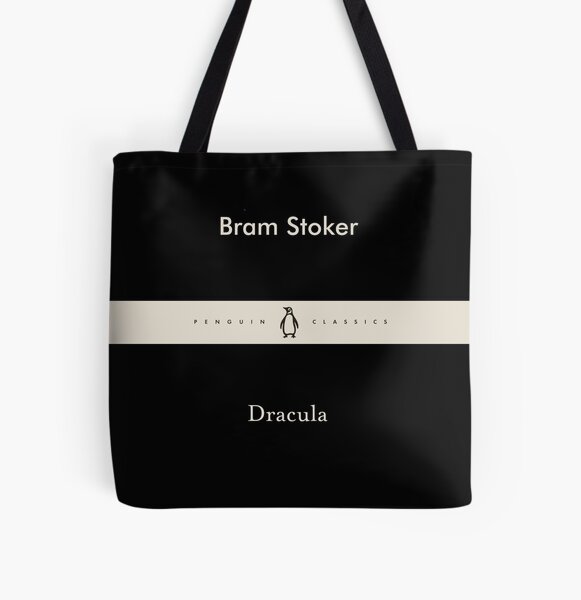 Penguin Books Dracula by Bram Stoker All Over Print Tote Bag