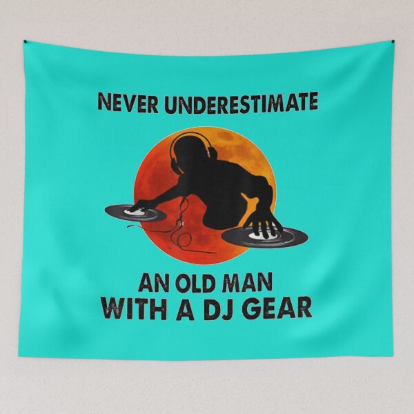 Item preview, Funny An Old Man With A DJ Gear  designed and sold by Serieto999.