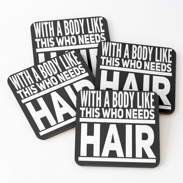 Item preview, With A Body Like This Who Needs Hair Bald Man Gifts  designed and sold by Zoo-Moo.