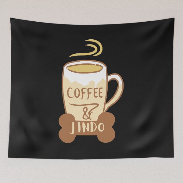 Item preview, Coffee And Korean Jindo designed and sold by bahicharafe.