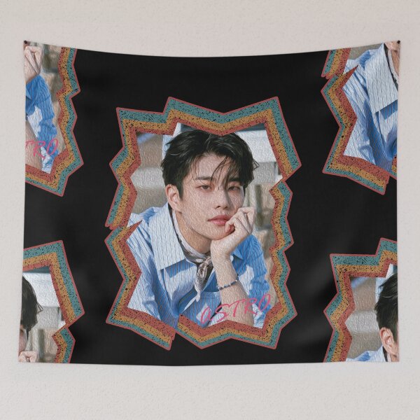 Item preview, Kim Myungjun Astro MJ Korean Kpop Retro Color Oil Paint Design designed and sold by Piosenka Art.