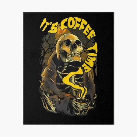 Artikel-Vorschau von Es ist Kaffeezeit Halloween Skelett Kaffeetrinken, designt und verkauft von tolivia.