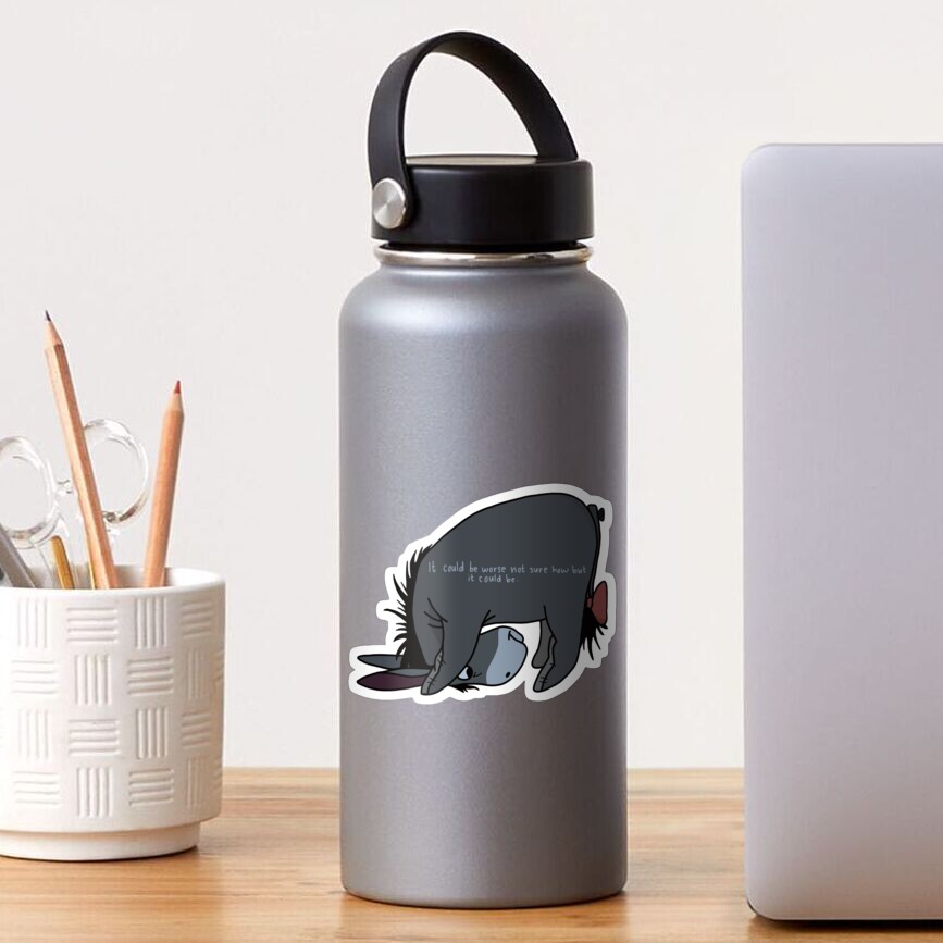 Eeyore w/ quote Sticker