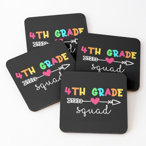 Item preview, rainbow back to school 4th grade squad designed and sold by Urlan.