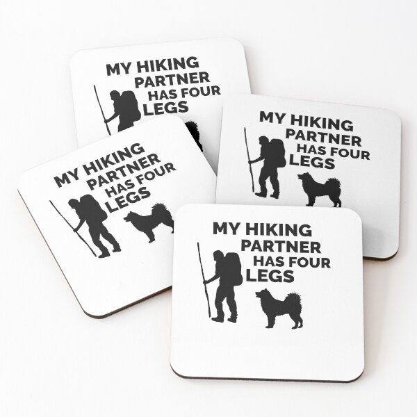 Item preview, My Hiking Partner Has Four Legs Excellent silhouette of a man and his dog  designed and sold by jtancrum61.
