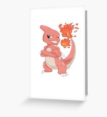 Pokemon-Charmeleon Greeting Card