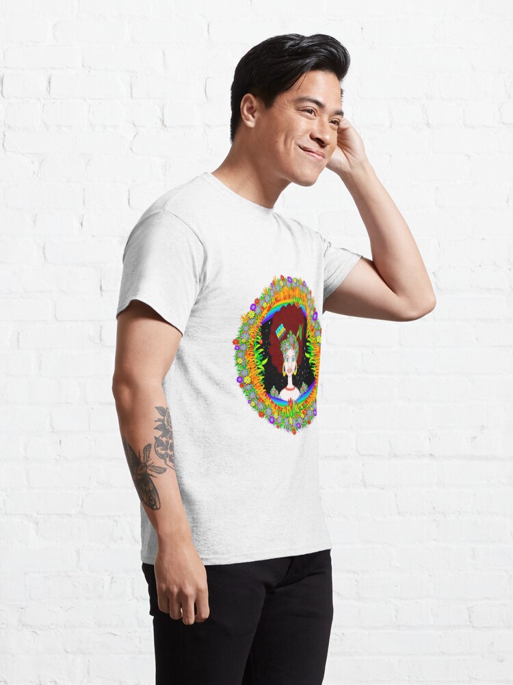 Alternate view of AFRO BRASIL - Flowers Classic T-Shirt