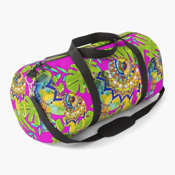 Item preview, Elephant in the jungle, pink designed and sold by Design-Arte.