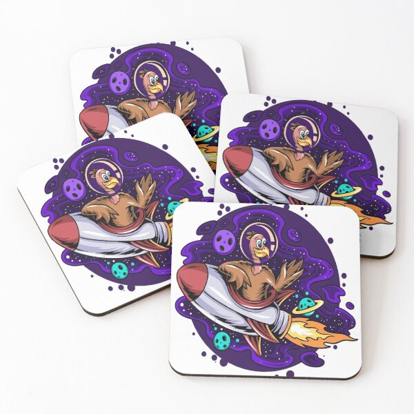 Item preview, Thanksgiving holiday turkey riding a space rocket designed and sold by king's Outfit.