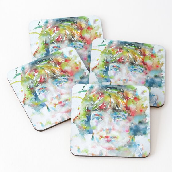 Item preview, KATHERINE MANSFIELD - watercolor portrait designed and sold by lautir.