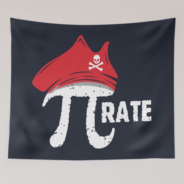 Item preview, Funny Pi Day Pirate designed and sold by Bricke.