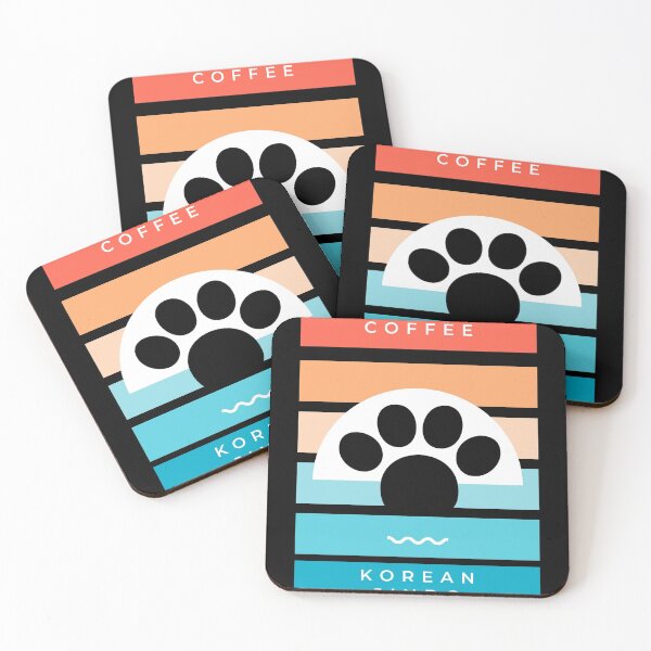 Item preview, Retro coffee and korean jindoo  designed and sold by Yellogo.