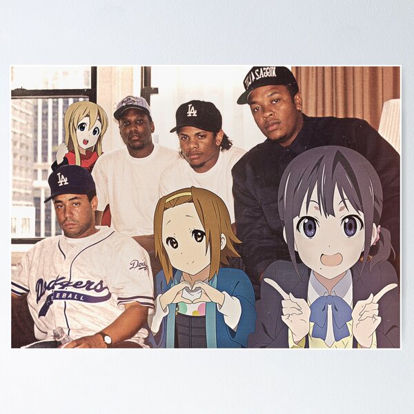 Item preview, K-On! and their crew designed and sold by Gangstas with Waifus.