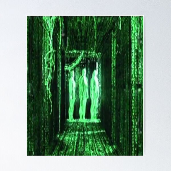 Artikel-Vorschau von Die Matrixcode-Türagenten, designt und verkauft von  Any Mood Designs.
