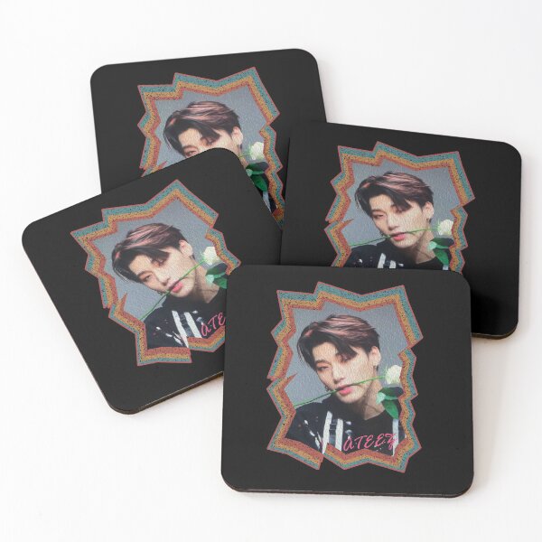 Item preview, Choi San ATEEZ San Korean Kpop Retro Color Oil Paint Design designed and sold by Piosenka Art.