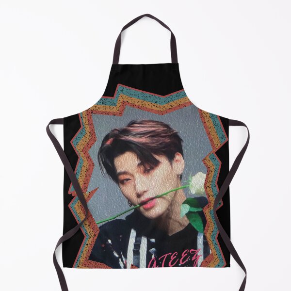 Item preview, Choi San ATEEZ San Korean Kpop Retro Color Oil Paint Design designed and sold by Piosenka Art.
