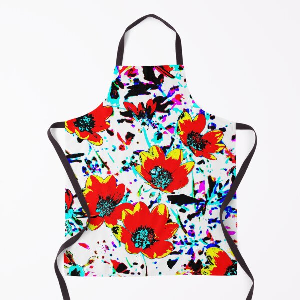 Item preview, The red and yellow heliopsis flowers blooming in the summer garden designed and sold by IraNiva.