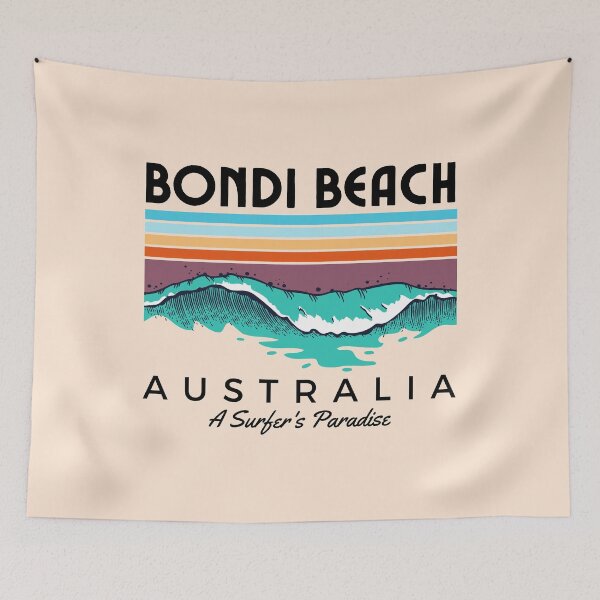 Item preview, Bondi Beach Australia A Surfer's Paradise designed and sold by cafeteeria.