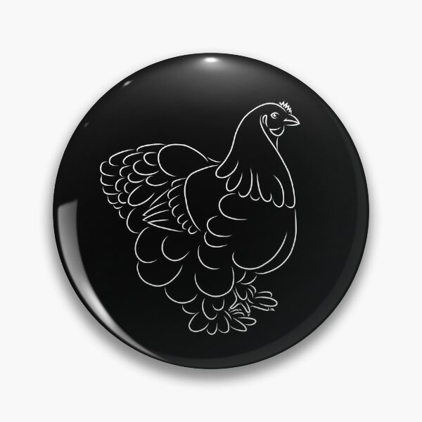 Item preview, Cochin Chicken - White designed and sold by Maria Adriana Casas.