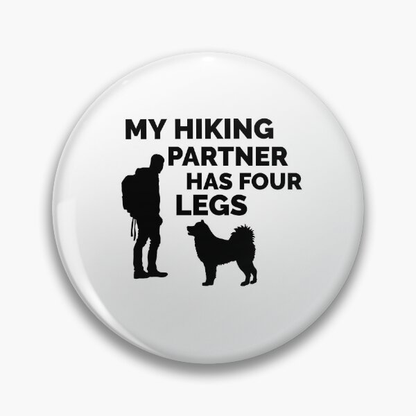 Item preview, My Hiking Partner Has Four Legs Excellent silhouette of a man and his dog  designed and sold by jtancrum61.