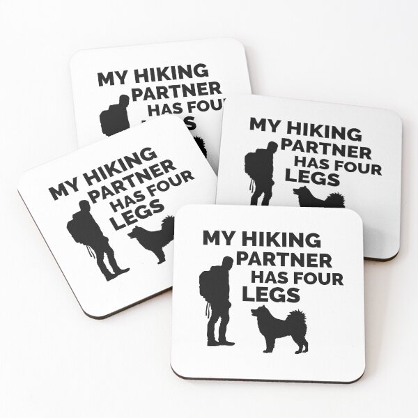 Item preview, My Hiking Partner Has Four Legs Excellent silhouette of a man and his dog  designed and sold by jtancrum61.