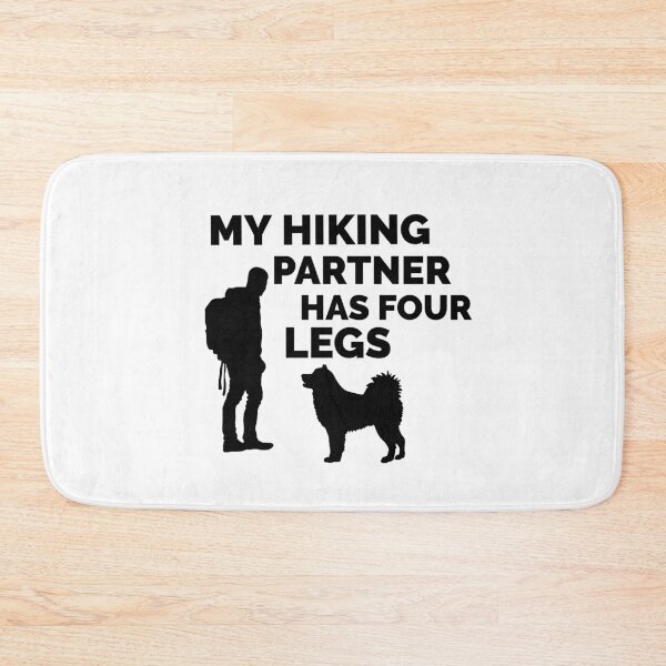 Item preview, My Hiking Partner Has Four Legs Excellent silhouette of a man and his dog  designed and sold by jtancrum61.