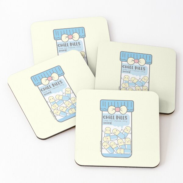 Item preview, chill pills cute pills cartoon designed and sold by princessmi-com.