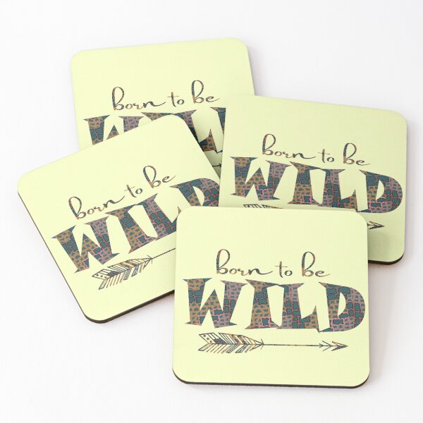 Item preview, born to be WILD designed and sold by YourSpace8.