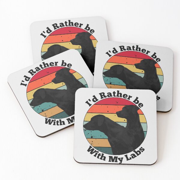 Item preview, Vintage I'd Rather Be With my Labrador Retrievers Design designed and sold by LifeCrush.