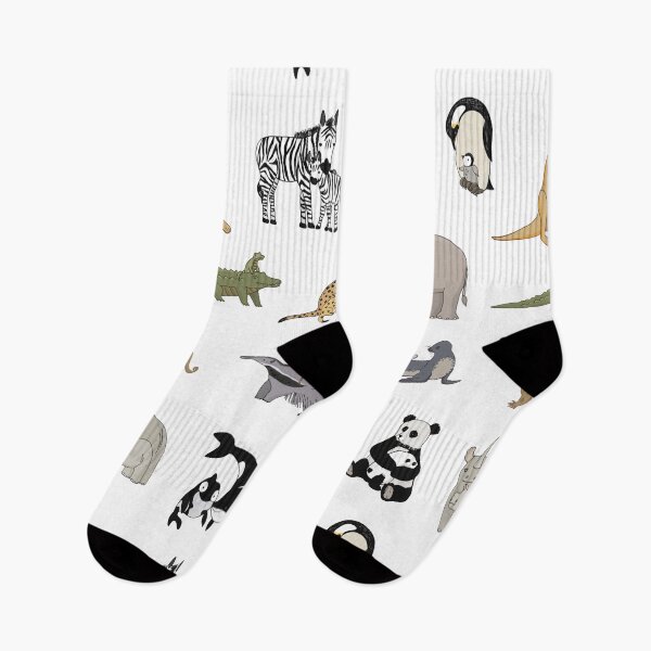 Item preview, Wild Animals, Elephants, Crocodiles, Pandas, Ocras, Sea Lions, Rhinos, Cheetahs, Turtles, Zebras, Monkeys, Kangaroos, Penguins designed and sold by KaylaStudio.