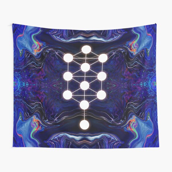 Kabbalistic Sacred Geometry - Tree Of Life Tapestry