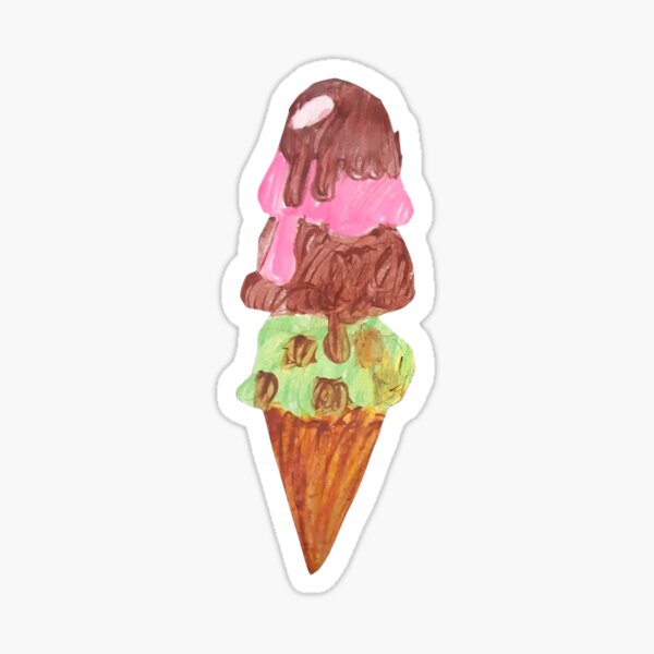 Item preview, Dripping Ice Cream Cone designed and sold by vipoffer.