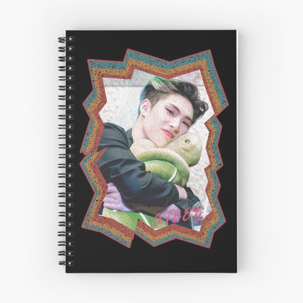 Item preview, Song Mingi ATEEZ Mingi Korean Kpop Retro Color Oil Paint Design designed and sold by Piosenka Art.