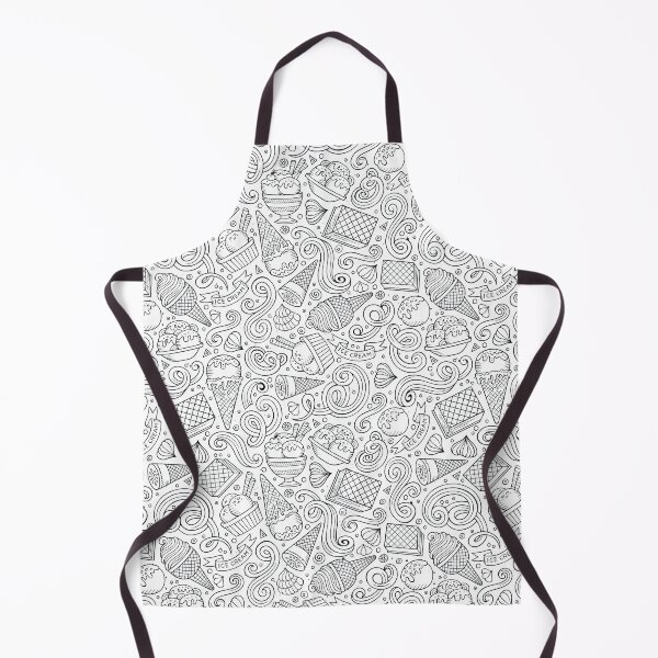 Item preview, Ice cream seamless pattern on White background, Ice Cream Pattern designed and sold by graphic-genie.