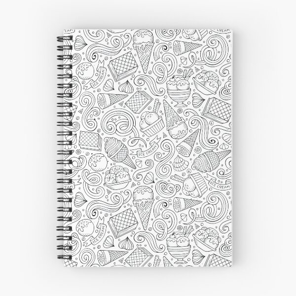 Item preview, Ice cream seamless pattern on White background, Ice Cream Pattern designed and sold by graphic-genie.