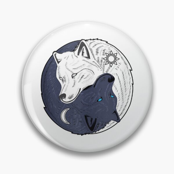 Item preview, Yin Yang Wolf Spiritual Skoll & Hati Zen  designed and sold by Serieto999.